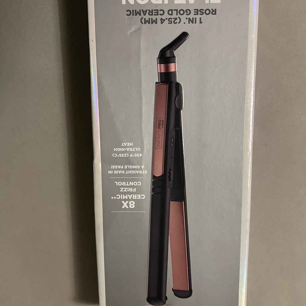 Rose Gold Hair Straightener by Conair